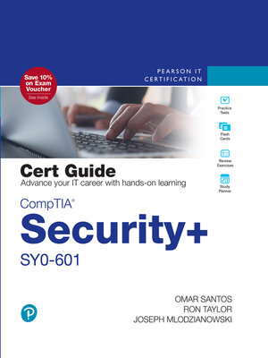 cover image of CompTIA Security+ SY0-601 Cert Guide